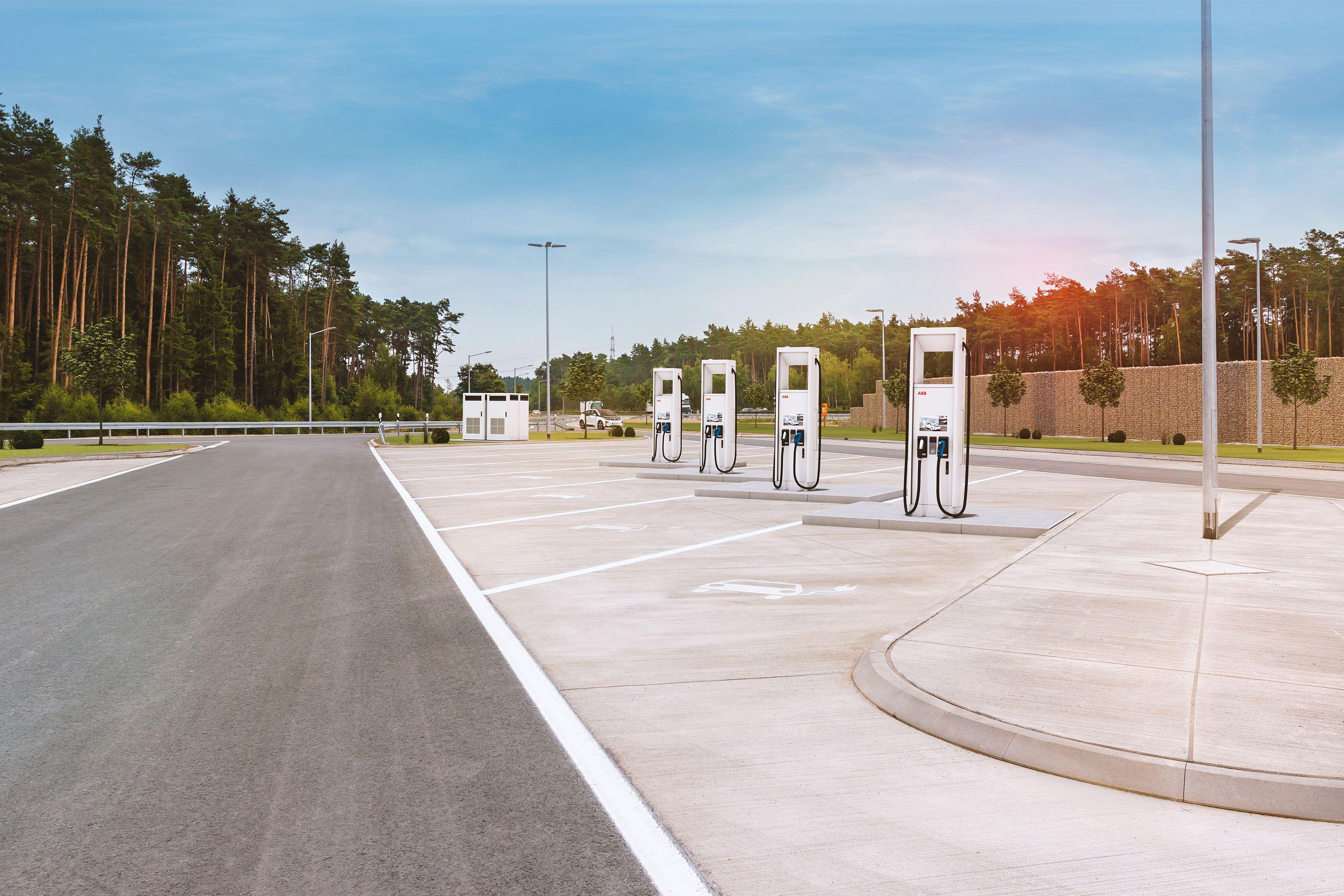 ABB Terra HP at highway rest stop