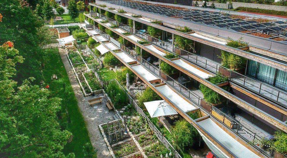 StadtNatur Wohnanlage Rendering