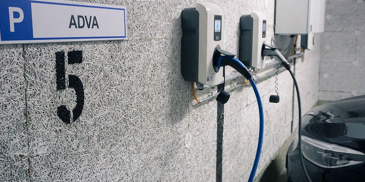 ADVA Tiefgarage mit Wallboxen